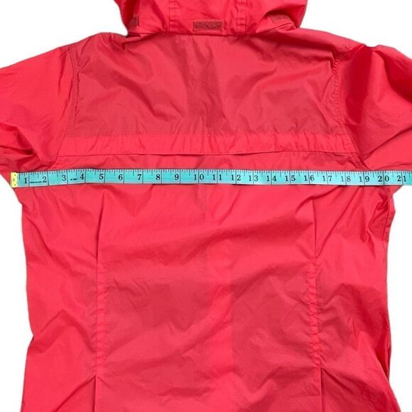 Columbia Women's Waterproof Raincoat, Coral Pink Barbiecore - Size Medium - Picture 9 of 13